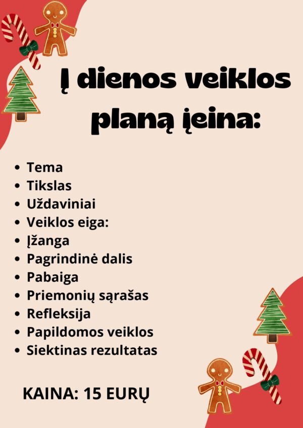 Žiemos mėnesių (12 savaičių) veiklų planai, skirti - 1-3 metų vaikams, remiantis ,,Žaismė ir atradimai” metodiniu leidiniu (WORD) - Image 2