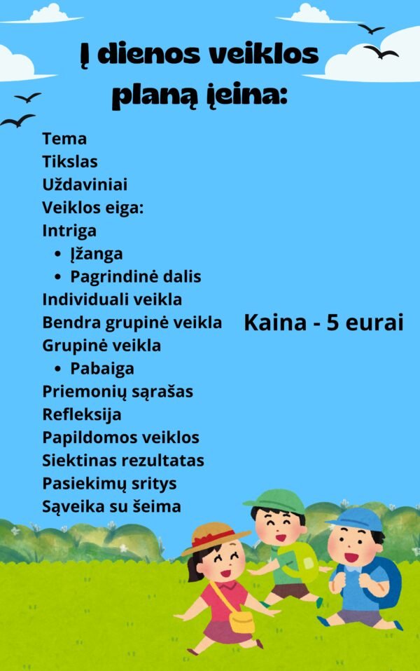 SAVAITĖS VEIKLŲ PLANAS  3-5 METŲ VAIKAMS TEMA - ,,MANO DRABUŽĖLIAI" (WORD) - Image 2