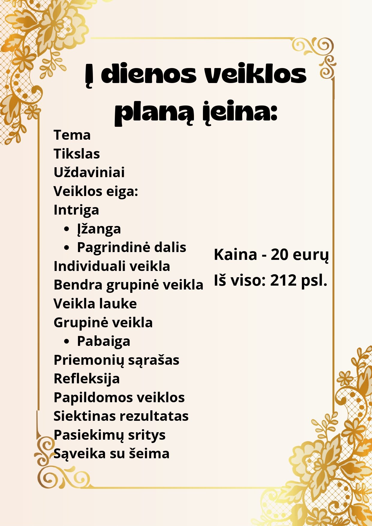 Rudens veiklos planai (12 savaičių) 1-3 metų vaikams, remiantis ,,Žaismė ir atradimai" metodiniu leidiniu (WORD, 212 P.) - Image 2