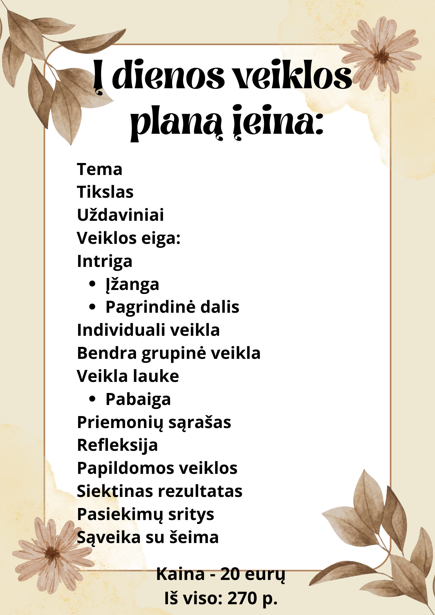 2026 m. Rudens veiklos planai (12 savaičių) 1-3 metų vaikams, remiantis ,,Žaismė ir atradimai” metodiniu leidiniu (WORD, 270 P.) - Image 3