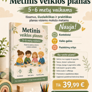 METINIS VEIKLOS PLANAS 5-6 METŲ VAIKAMS (2026–2027 M.) (WORD)
