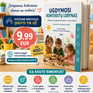 Ugdymosi kontekstų lobynas - 200 UGDYMOSI KONTEKSTŲ VIENAME RINKINYJE (WORD)