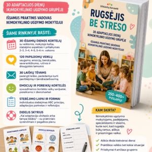RUGSĖJIS BE STRESO – 30 ADAPTACIJOS DIENŲ - rinkinys mokytojui (WORD)