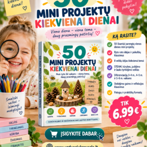 50 MINI PROJEKTŲ KIEKVIENAI DIENAI (WORD, 300+ P.) (Kopija)