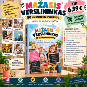 MAŽASIS VERSLININKAS – 50 VAIDMENINIŲ PROJEKTŲ (WORD, 500+ P.)