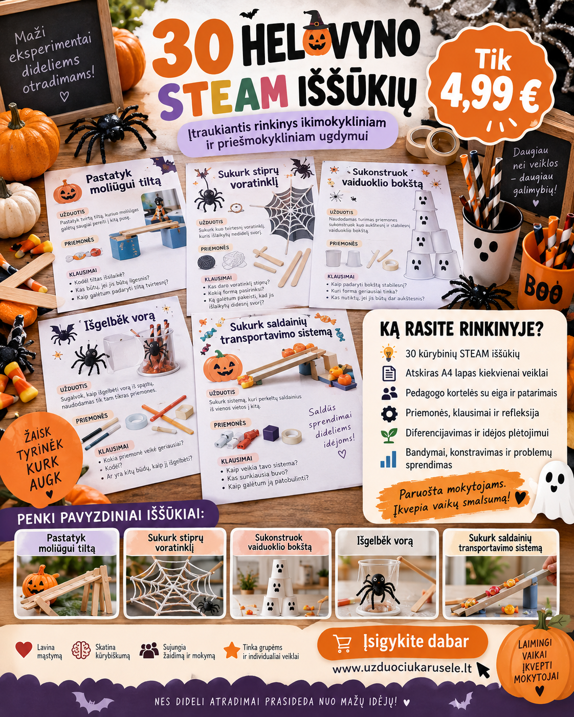 30 HELOVYNO STEAM IŠŠŪKIŲ (WORD, 240+ P.)