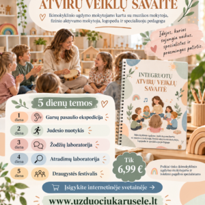 INTEGRUOTŲ ATVIRŲ VEIKLŲ SAVAITĖ (WORD, 90+ P.)