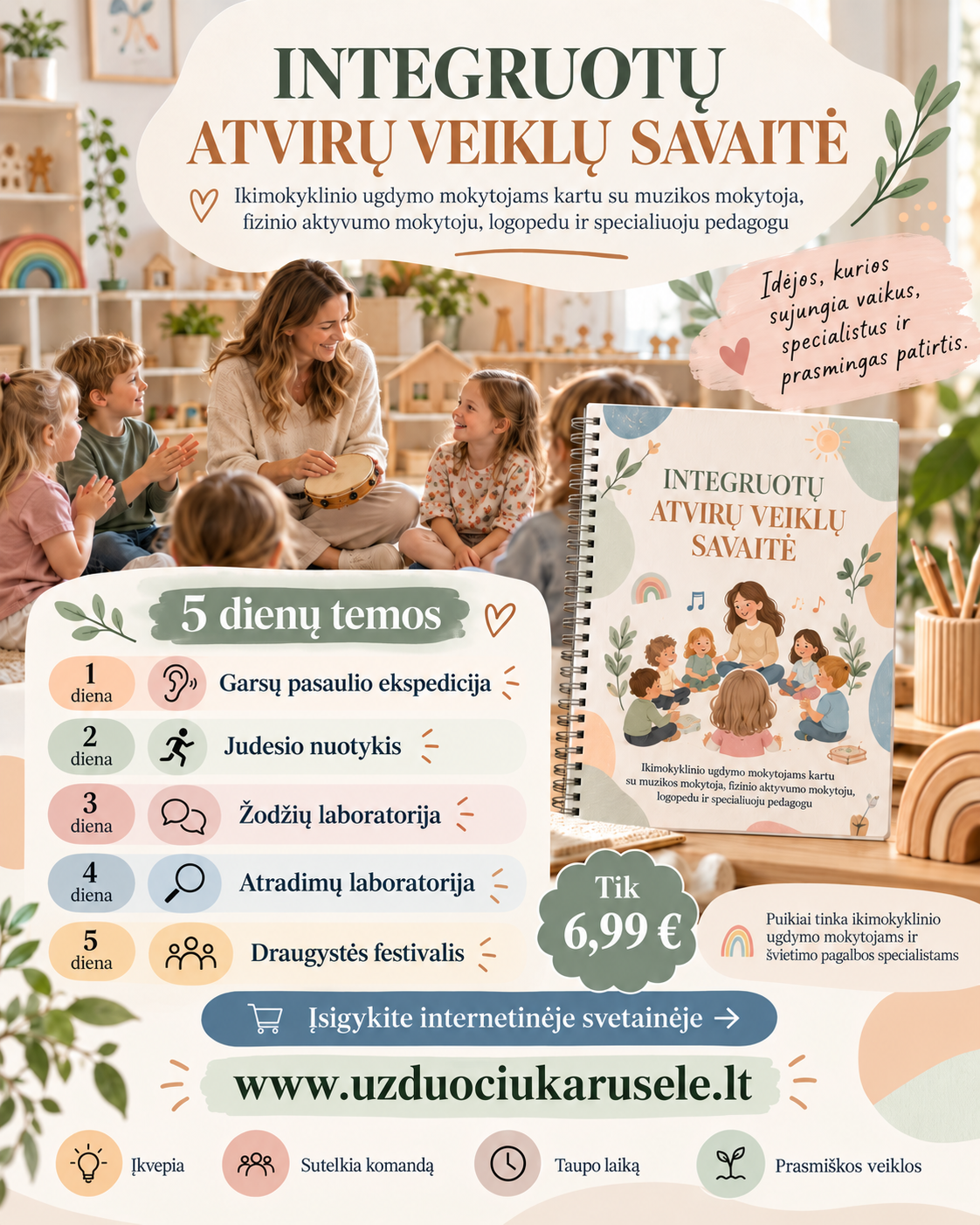 INTEGRUOTŲ ATVIRŲ VEIKLŲ SAVAITĖ (WORD, 90+ P.)