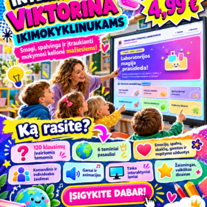 STEBUKLINGOJI ATRADIMŲ LABORATORIJA – INTERAKTYVI VIKTORINA VAIKAMS!
