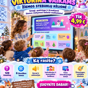 ŽIEMOS STEBUKLŲ KELIONĖ (Interaktyvi viktorina)