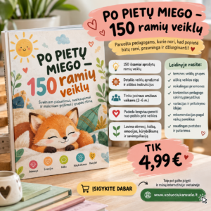 PO PIETŲ MIEGO – 150 RAMIŲ VEIKLŲ (WORD, 300+ P.)