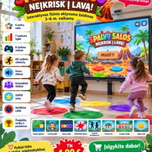 SPALVŲ SALOS – NEĮKRISK Į LAVĄ!